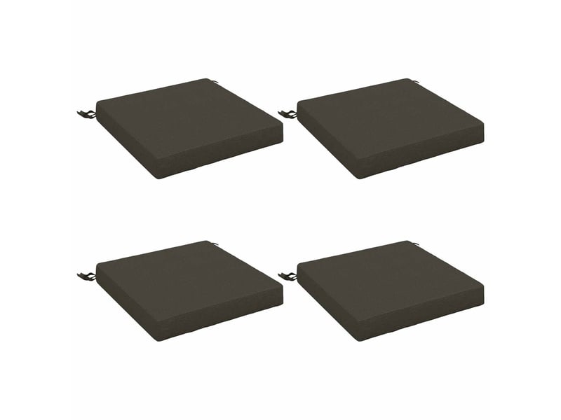 Lot de 4 coussins de siège, coussins d'assise soest 100 % polyester cf60254 - Conforama A