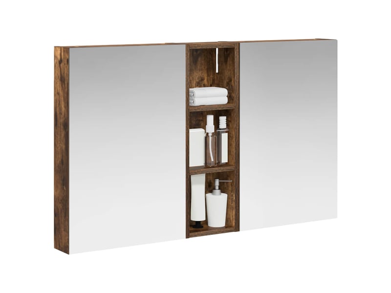 Ensemble de meubles de salle de bain 3 pcs 100x10.5x60.5 cm shl5878 - Conforama C
