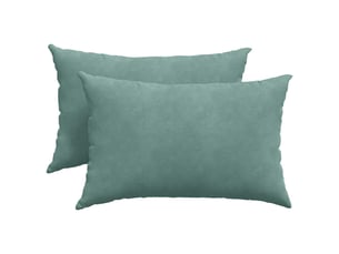 Lot de 2 coussins de canapé, coussins décoratifs vert mer 60 x 40 cm cf59215
