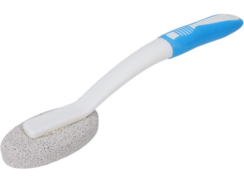 Brosse de nettoyage en pierre ponce, manche de toilette, pour salle de bain, toilettes, élimination des taches, eau, anneaux de cuvette - Conforama A