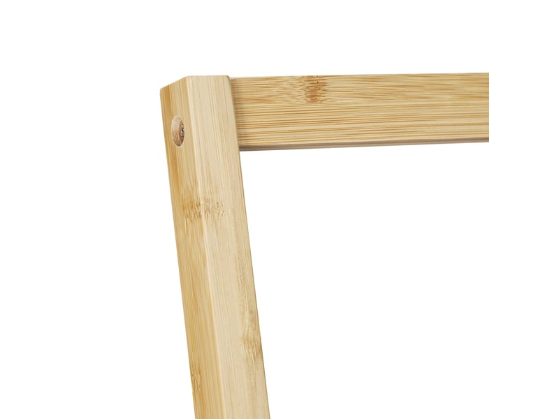  Porte-serviettes sur pieds 4 barres salle de bain séchage rapide design élégant en bambou naturel 13_0007559  - Conforama C