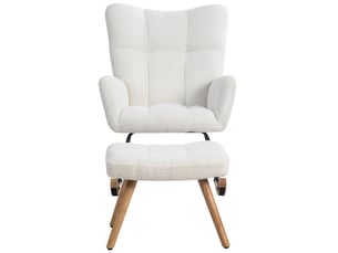 Fauteuil fixe  REDOM Tissu blanc