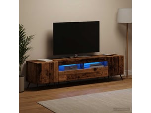 Meuble tv coloris gris 49 cm <strong></strong> <strong></strong>