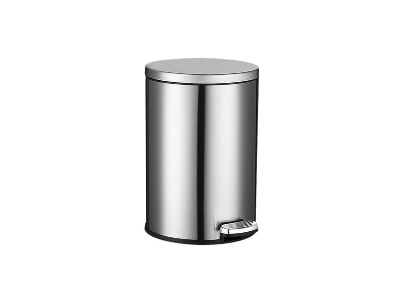  Poubelle salle de bain  avec pédale pour salle de bain et petit espace 6l  - Conforama A