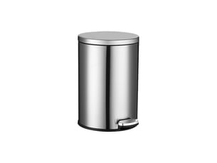 Poubelle salle de bain avec pédale pour salle de bain et petit espace 6l