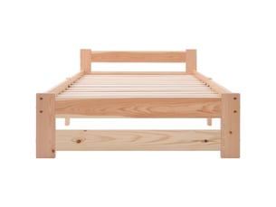 Lit simple 90x200 cm RAUMIO coloris naturel