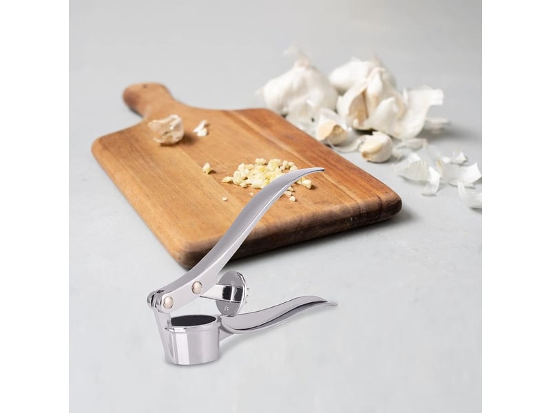  Presse-ail de cuisine professionnel, hachoir à ail, éplucheur, presse-ail robuste, écrasement d'ail, hachoir à ail convivial, facile à nettoyer et du  - Conforama E