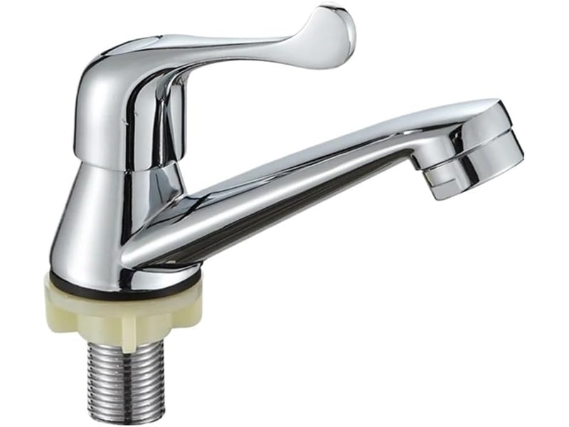  Robinet de comptoir monotrou de 14 pouce avec inverseur à connexion rapide robuste HRC0002308LY - Conforama E
