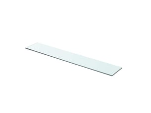 Panneau pour étagère, étagère murale verre transparent 70 x 12 cm cf43388
