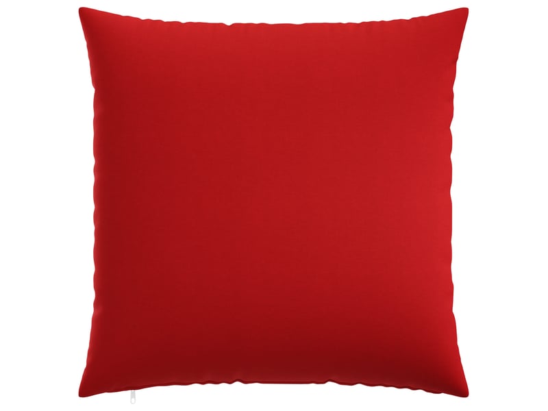  Lot de 6 housses de coussin heerlen rouge 55 x 55 cm tissu cf49728  - Conforama A