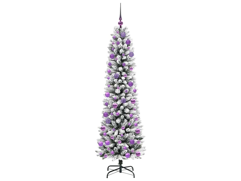  Sapin de noël artificiel, arbre de noël blanc 180 cm pvc, métal et plastique shl1877  - Conforama D