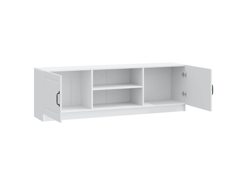  Meuble tv - banc tv - meuble de rangement blanc 150 x 31 x 47 cm bois d'ingénierie  - Conforama E