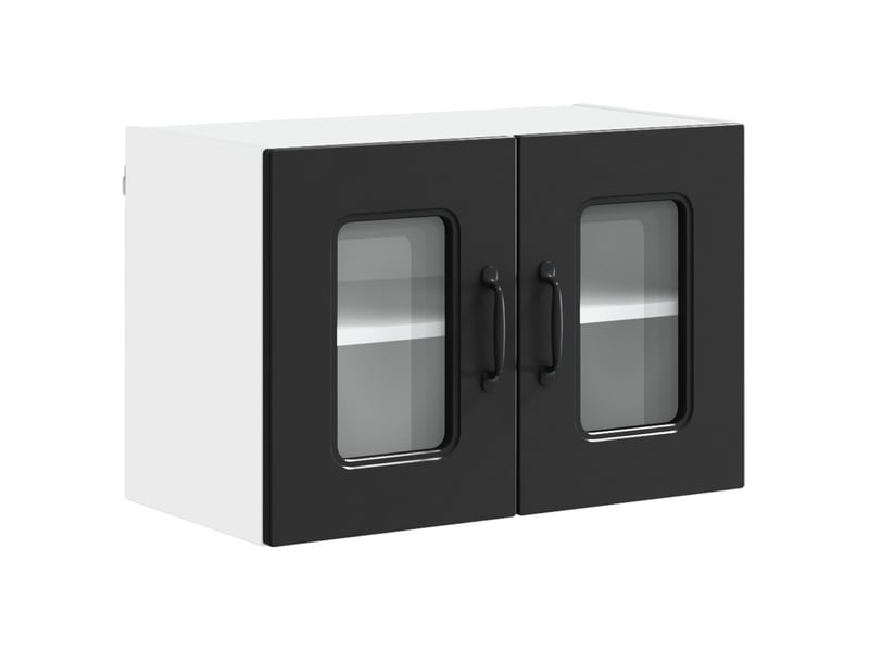  Meuble mural de cuisine | armoire de cuisine noir 60x31x40cm shl9661  - Conforama A