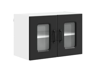 Meuble mural de cuisine | armoire de cuisine noir 60x31x40cm shl9661