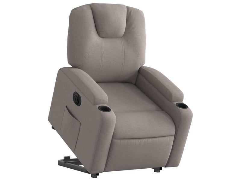  Fauteuil inclinable électrique, fauteuil relax salon taupe tissu shl60858  - Conforama C