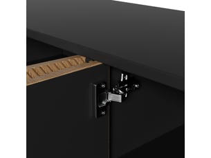 Buffet    <strong></strong> <strong></strong> - 160 cm coloris noir 