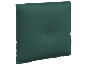 Coussin de dos, coussin de dossier vert foncé 50 x 19 x 45 cm tissu cf55091