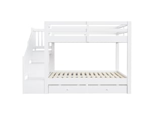 Lit superposé 140x200 cm <strong>LEYTN</strong>  <strong></strong> coloris blanc