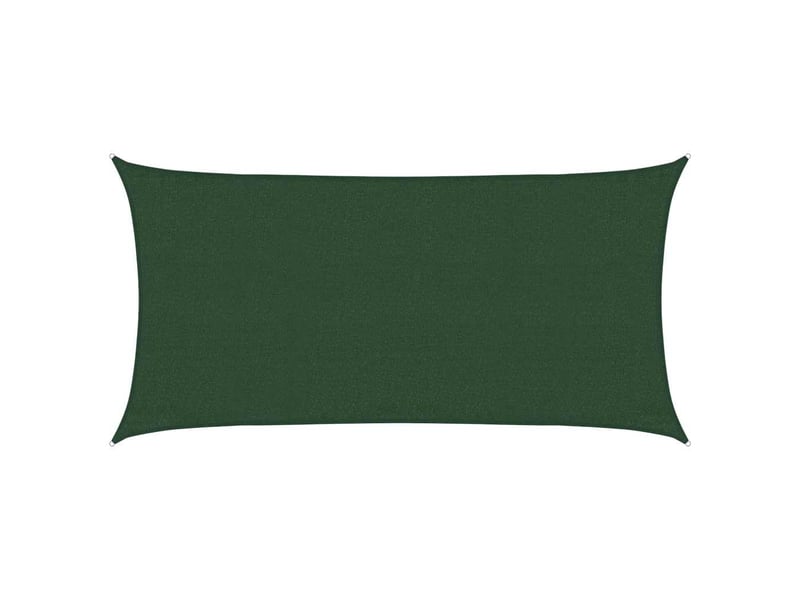  Voile d'ombrage - voile d'ombre - voile parasol 160 gm² vert foncé 3x6 m pehd  - Conforama A