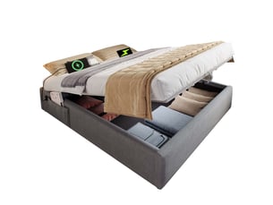 Lit coffre 140x200 cm HAUSS SPOLE   coloris gris