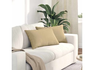 Lot de 2 coussins de canapé, coussins décoratifs vert gris 60 x 40 cm cf59204