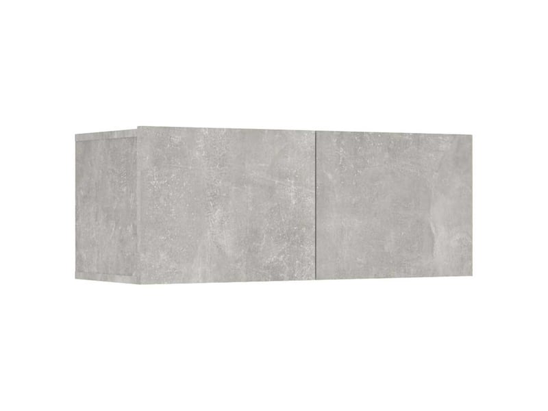  Ensemble de meubles tv 6 pcs gris béton bois d'ingénierie shl93873  - Conforama D