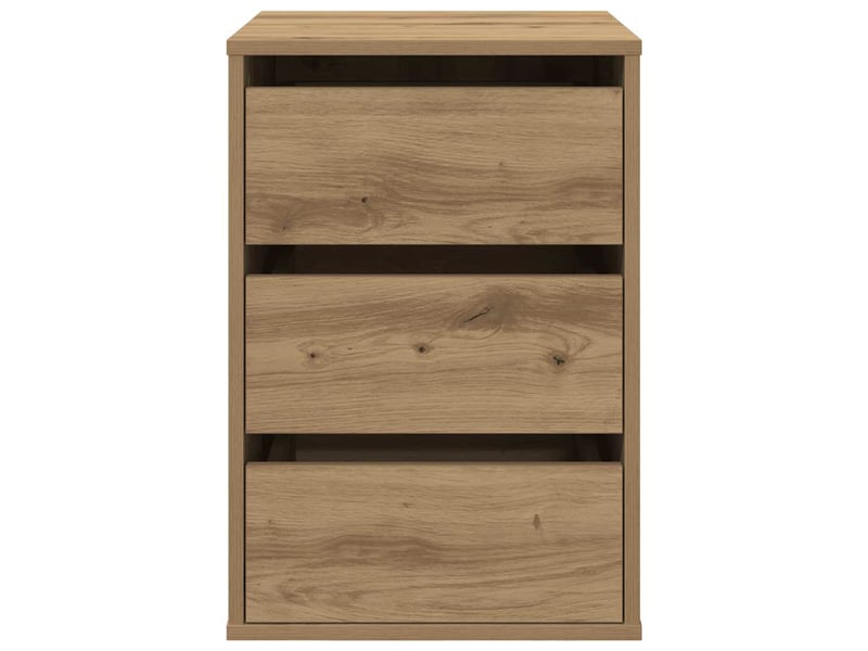  Commode chambre adulte, commode d'angle chêne artisanal 40x41x58 cm bois d'ingénierie  - Conforama D