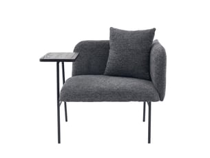 Fauteuil fixe  <strong></strong> Tissu gris