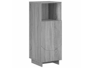 Armoire de salle de bain, meuble de rangement sonoma gris 36.5x38x95 cm