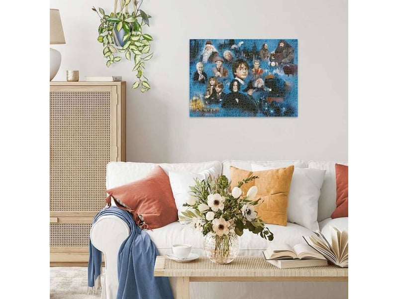  Puzzle 1000 pieces le monde magique d'harry potter 70 x 50 cm 12000589 - Conforama D