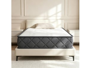 Matelas 90x190 cm <strong>DESVIAE</strong>  <strong></strong> Mousse + mémoire de forme soutien Medium épaisseur 20 cm