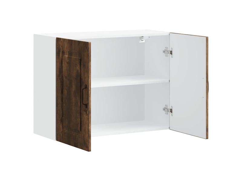  Meuble de rangement, armoire murale de cuisine kalmar chêne fumé bois d'ingénierie shl6440  - Conforama E