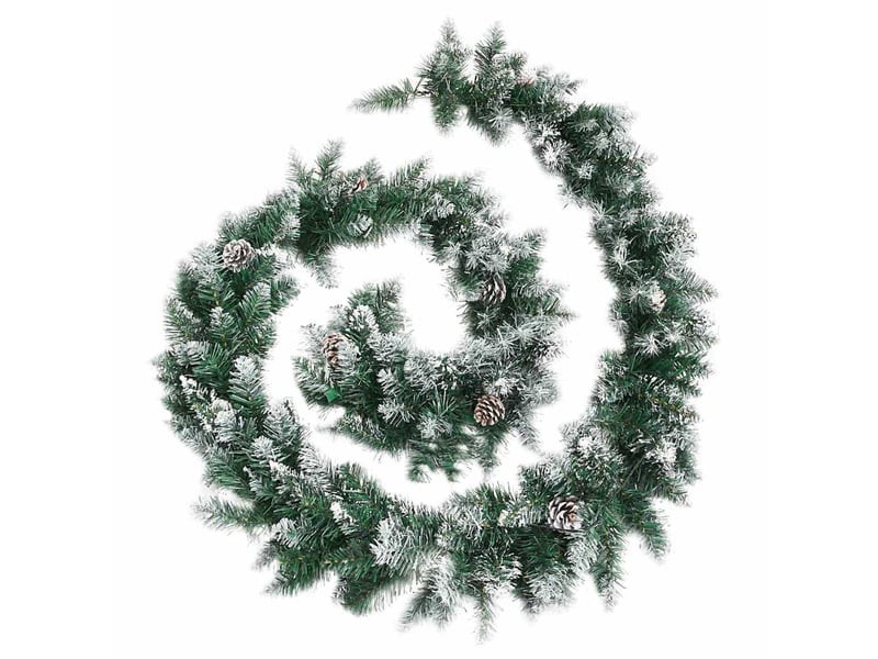  Guirlande de noël avec lumières led vert 5,2 m pvc  - Conforama C