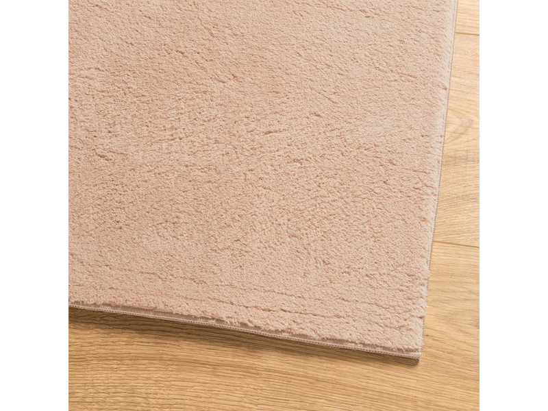  Tapis à poils courts doux lavable rouge clair 160x160 cm - comfortxl 375154 - Conforama C
