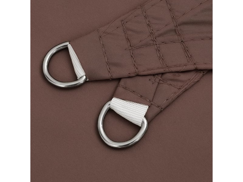  Voile de parasol - voile d'ombrage tissu oxford rectangulaire 2,5x3,5 m marron  - Conforama E