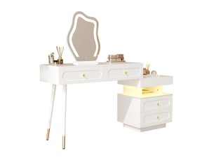 Tete de lit largeur 140 cm B13566 blanc