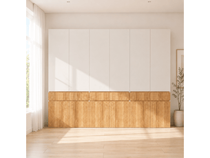 Armoire 12 porte(s) coulissante 3 tiroir(s) <strong></strong> <strong>OPULERANE TRADING LTD</strong> coloris gris largeur 50 cm