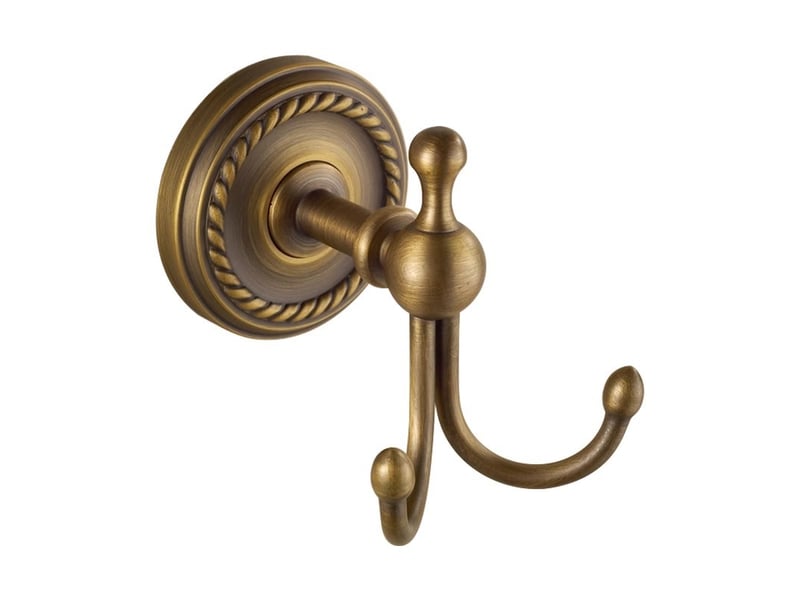  Support mural, porte-serviettes de porte en laiton de salle de bains antique cintre vêtements muraux manteau chapeau crochet articles ménagers  - Conforama A