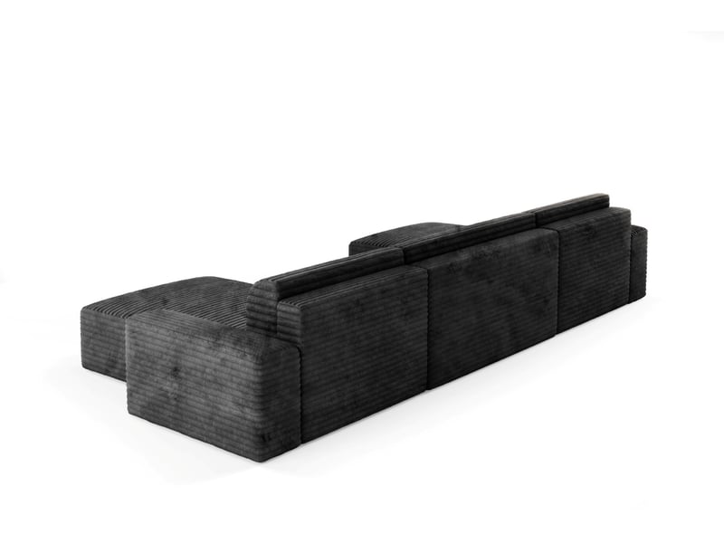 Canapé d’angle coco u avec fonction de couchage couleur : tilia 100 - Conforama E