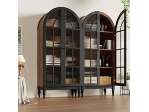 Armoire 4 porte(s) <strong>MODFU</strong> <strong></strong> coloris noir largeur 35.5 cm