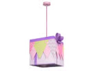 Suspension enfant fabrilamp regalo lilas 1xe27 30 x 30 x 30 cm