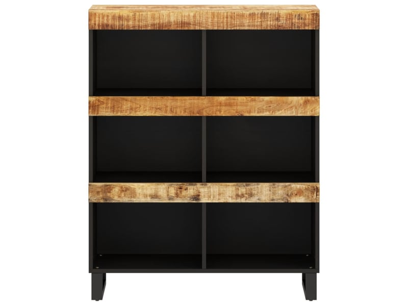  Table de chevet - table latérale 85x33x107 cm bois massif de manguier  - Conforama B