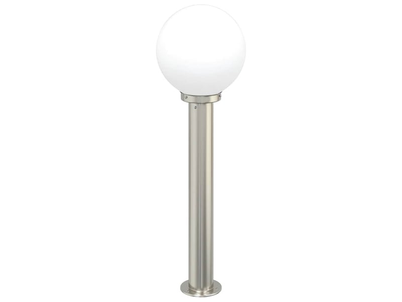 Borne lumineuse, lampadaire 80 cm en acier inoxydable ip44 shl5879 - Conforama D