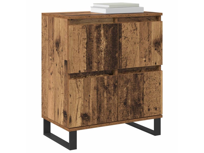  Buffet - bahut - meuble de rangement 2 pc bois ancien 60 x 35 x 70 cm  - Conforama C