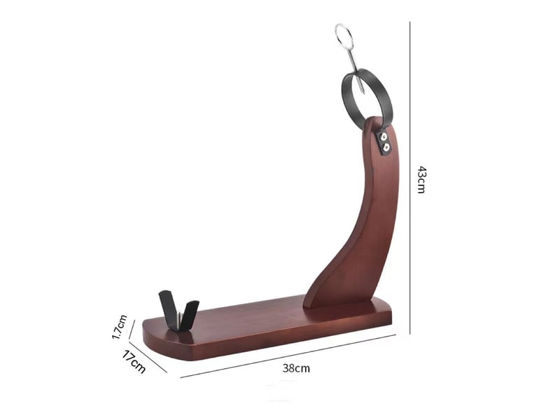  Support à jambon 38x17x43cm – noyer  - Conforama B