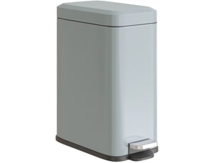 Poubelle à pédale 5 l 29,2 cm avec seau intérieur grise