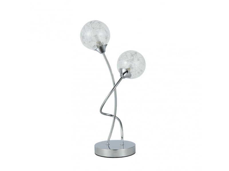  Lampe à poser fabrilamp rio de janeiro g9 coloris chromé 45 x 24 x 14 cm 154172020 - Conforama A