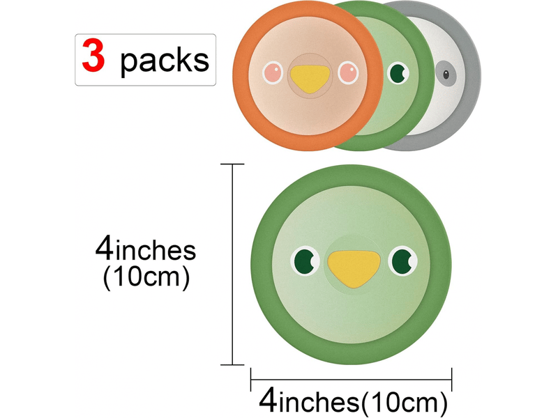 Lot de 3 couvercles de vidange en silicone pour attrape-cheveux avec fermeture et ouverture, couvercles de vidange de baignoire, accessoires - Conforama C