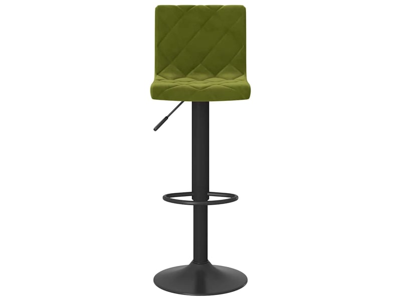  Lot de 2 tabouret de bar, chaise de bar vert clair velours shl33364  - Conforama D