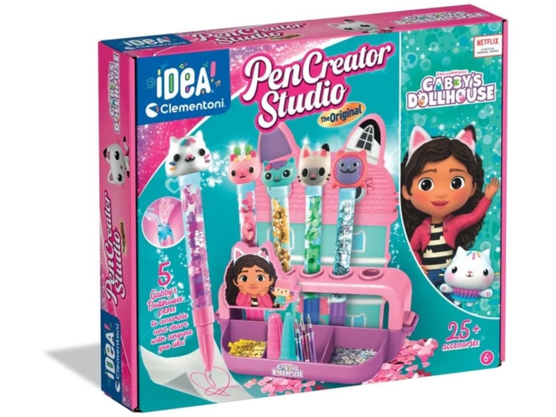  Coffret créatif clementoni 18214 idea - fabrique de stylos gabby 8005125182145 - Conforama C